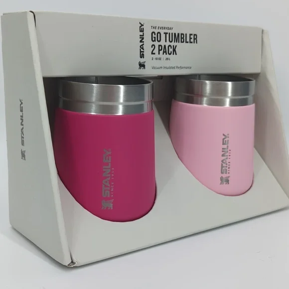 Stanley NWT Pink 2 Pack Everyday Go Tumbler 2 x 10 oz - Picture 5 of 9